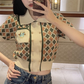 Knit Floral  Top