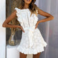 Falbala Sleeveless Lace Dress