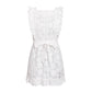 Falbala Sleeveless Lace Dress