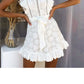 Falbala Sleeveless Lace Dress