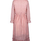 Floral Deep V Neck Chiffon Dress