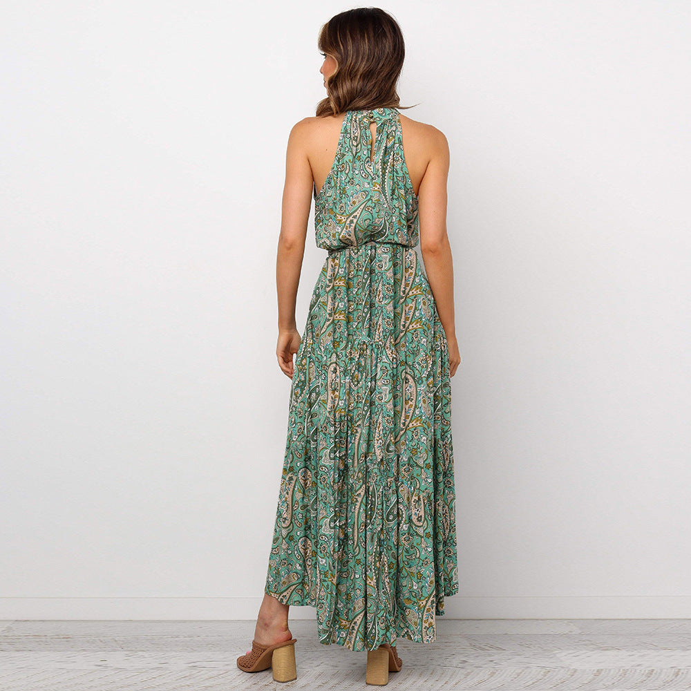 Floral Print Sleeveless Dress