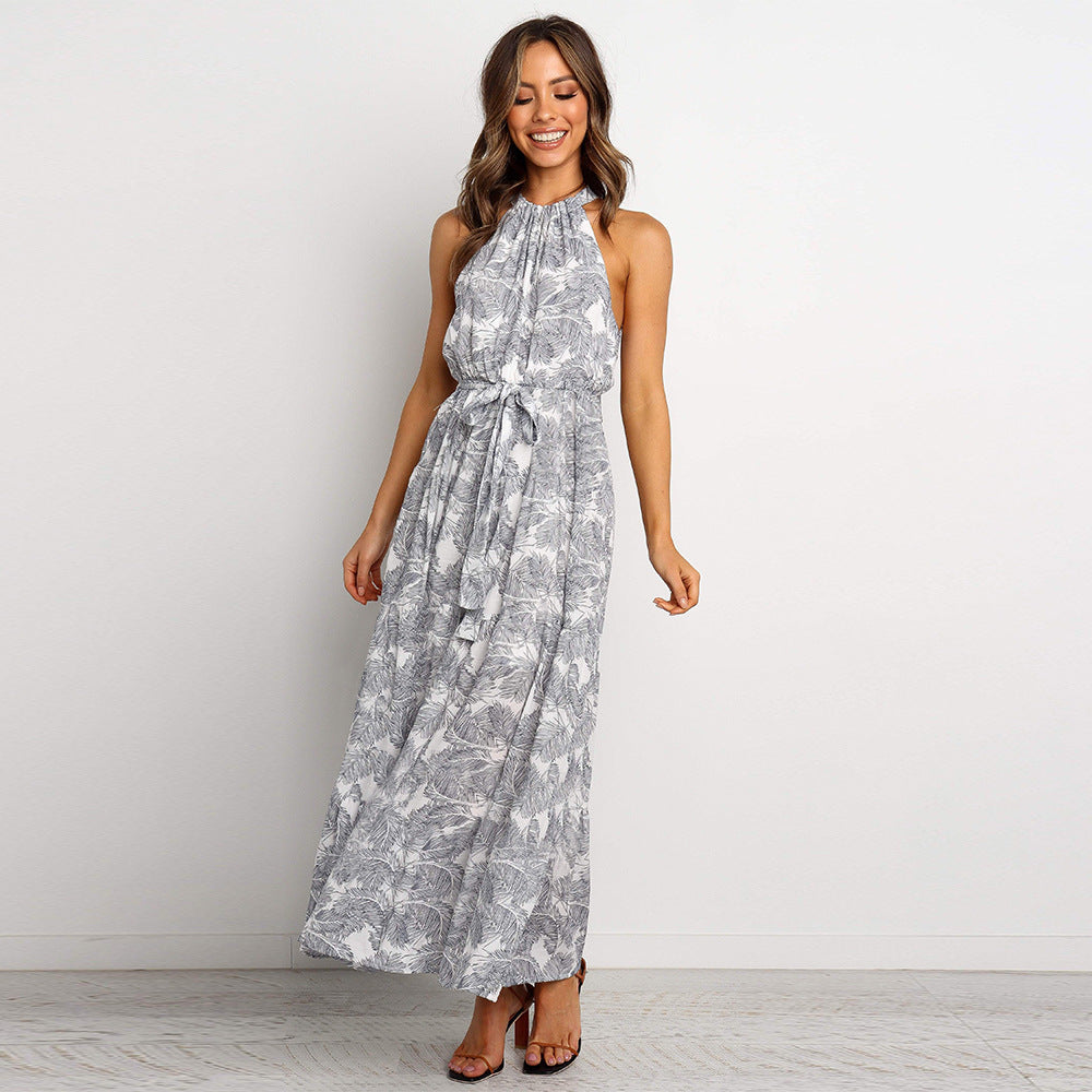 Floral Print Sleeveless Dress