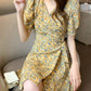 Floral Short Sleeve Dress