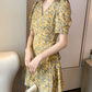 Floral Short Sleeve Dress