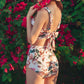 Floral High Waist Bikini Set