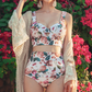 Floral High Waist Bikini Set