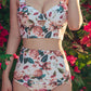 Floral High Waist Bikini Set
