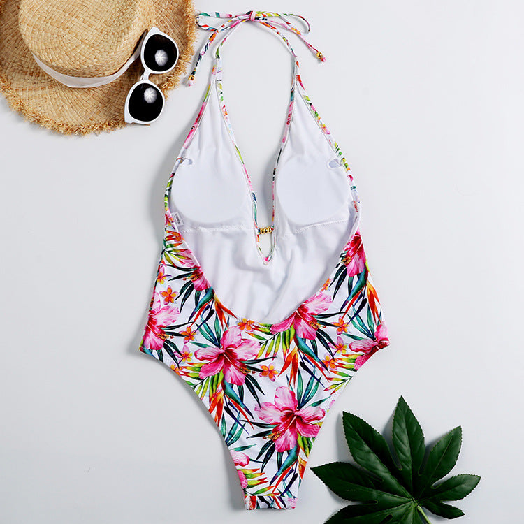 Floral One Piece Bikini