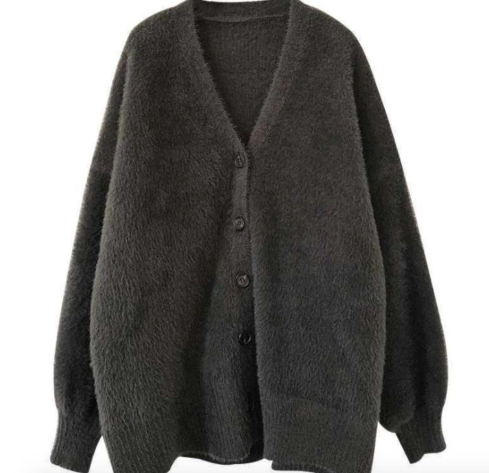 Front Buttons Knit Cardigan