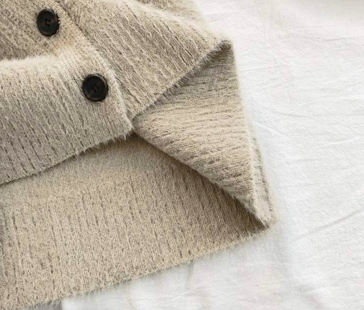 Front Buttons Knit Cardigan