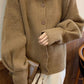 Front Buttons Sweater Cardigan