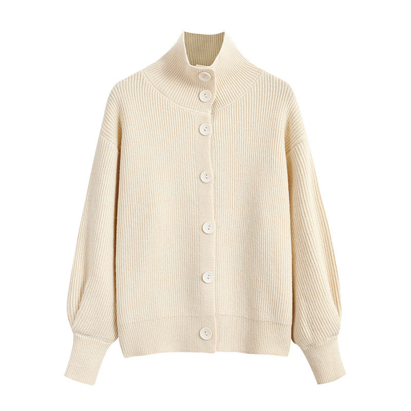 Front Buttons Sweater Cardigan