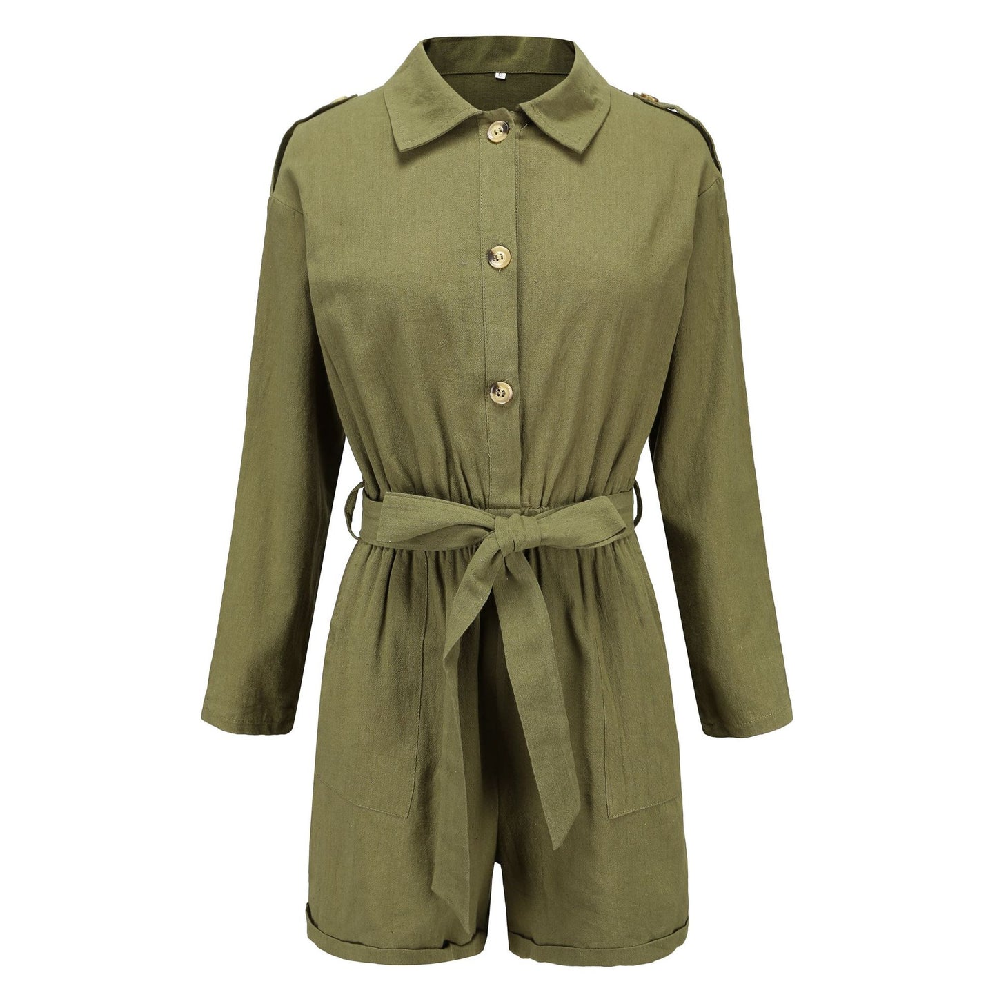 Front Buttons Romper