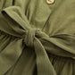 Front Buttons Romper