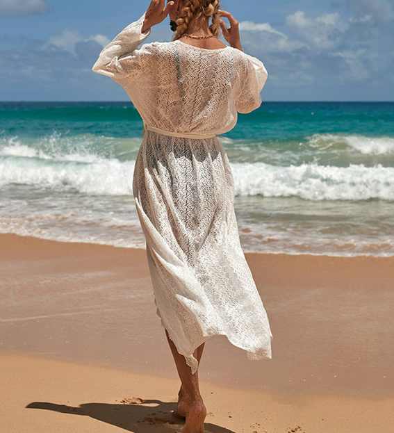 Lace Long Cover Up