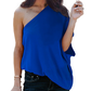 One Shoudler Chiffon Top
