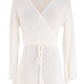 V Neck Long Sleeve Cover Up