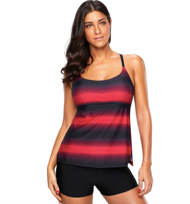 Gradient Color Bikini Set