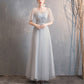 Gray Evening Party Dress