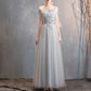 Gray Evening Party Dress