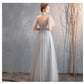 Gray Evening Party Dress