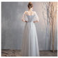 Gray Evening Party Dress