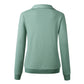 Front Zipper Solid Color Sweatshirt