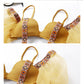 Grenadine Splicing Bikini Set