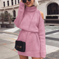 High neck strapless sweater dress