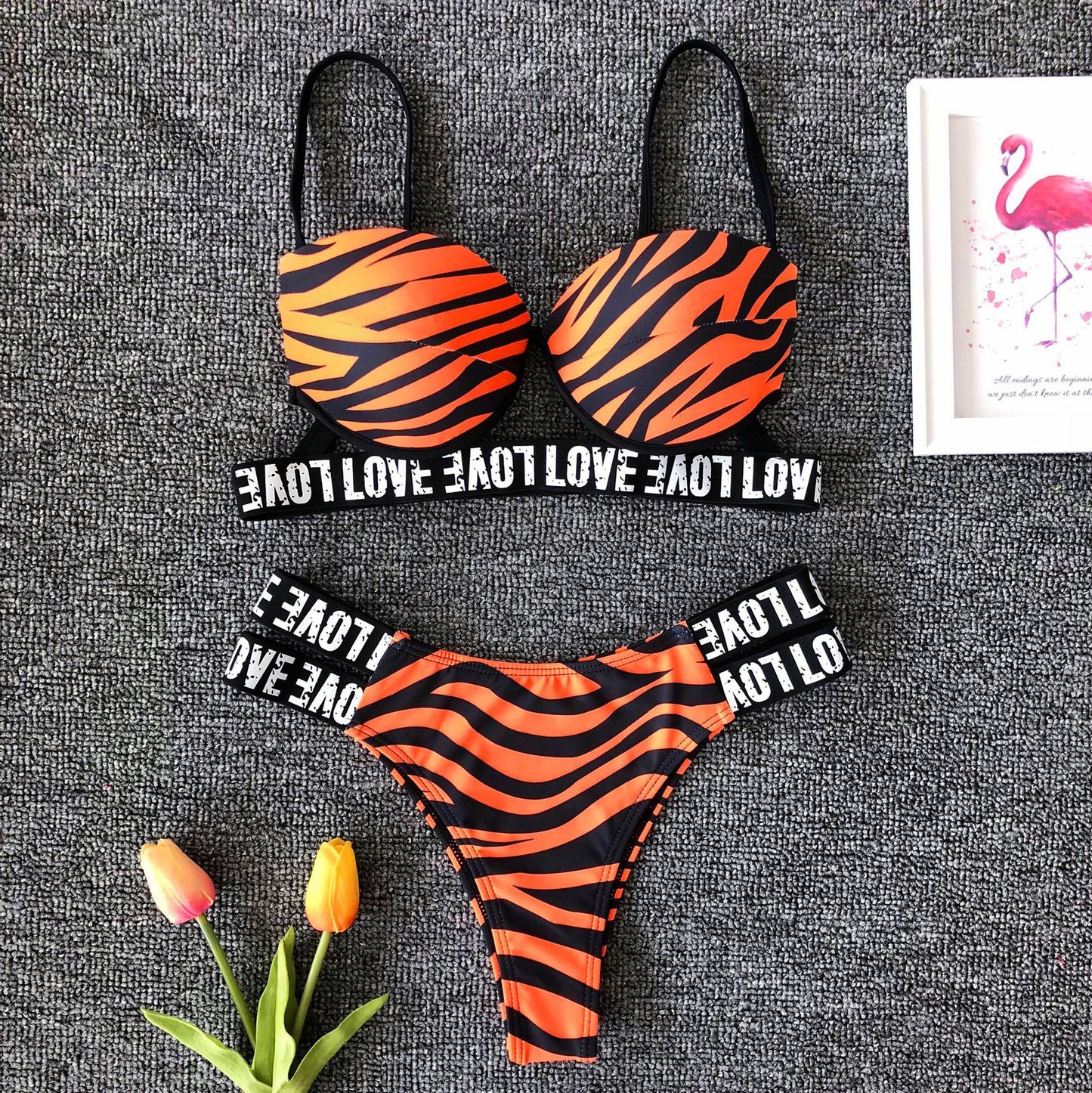 Halter Neck Bikini Set