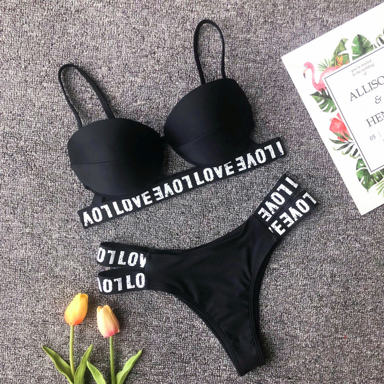 Halter Neck Bikini Set