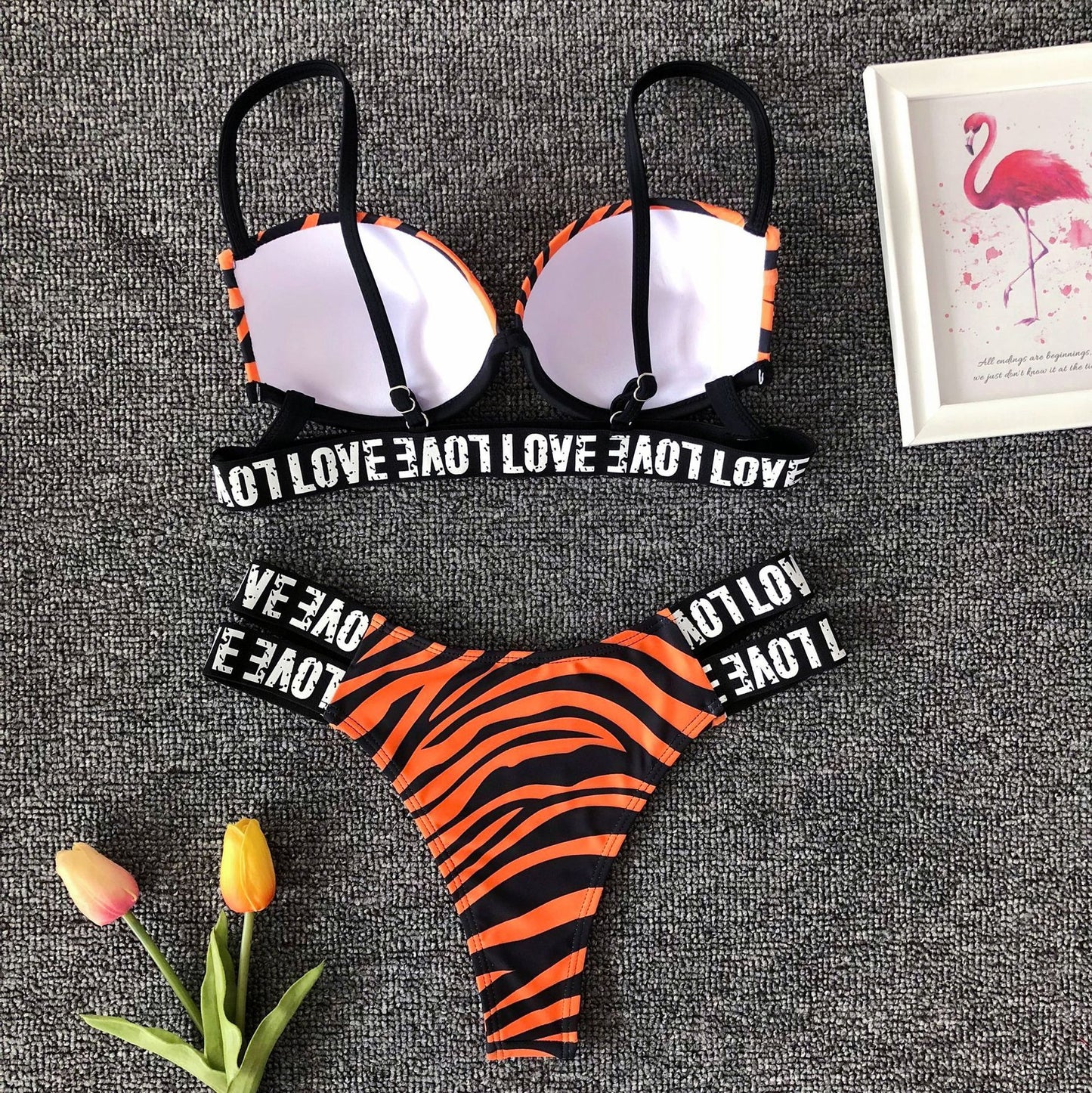 Halter Neck Bikini Set