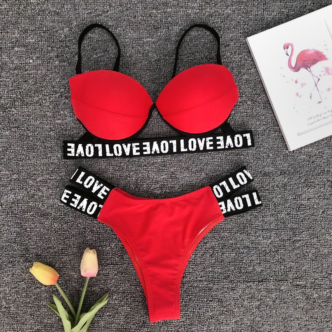 Halter Neck Bikini Set