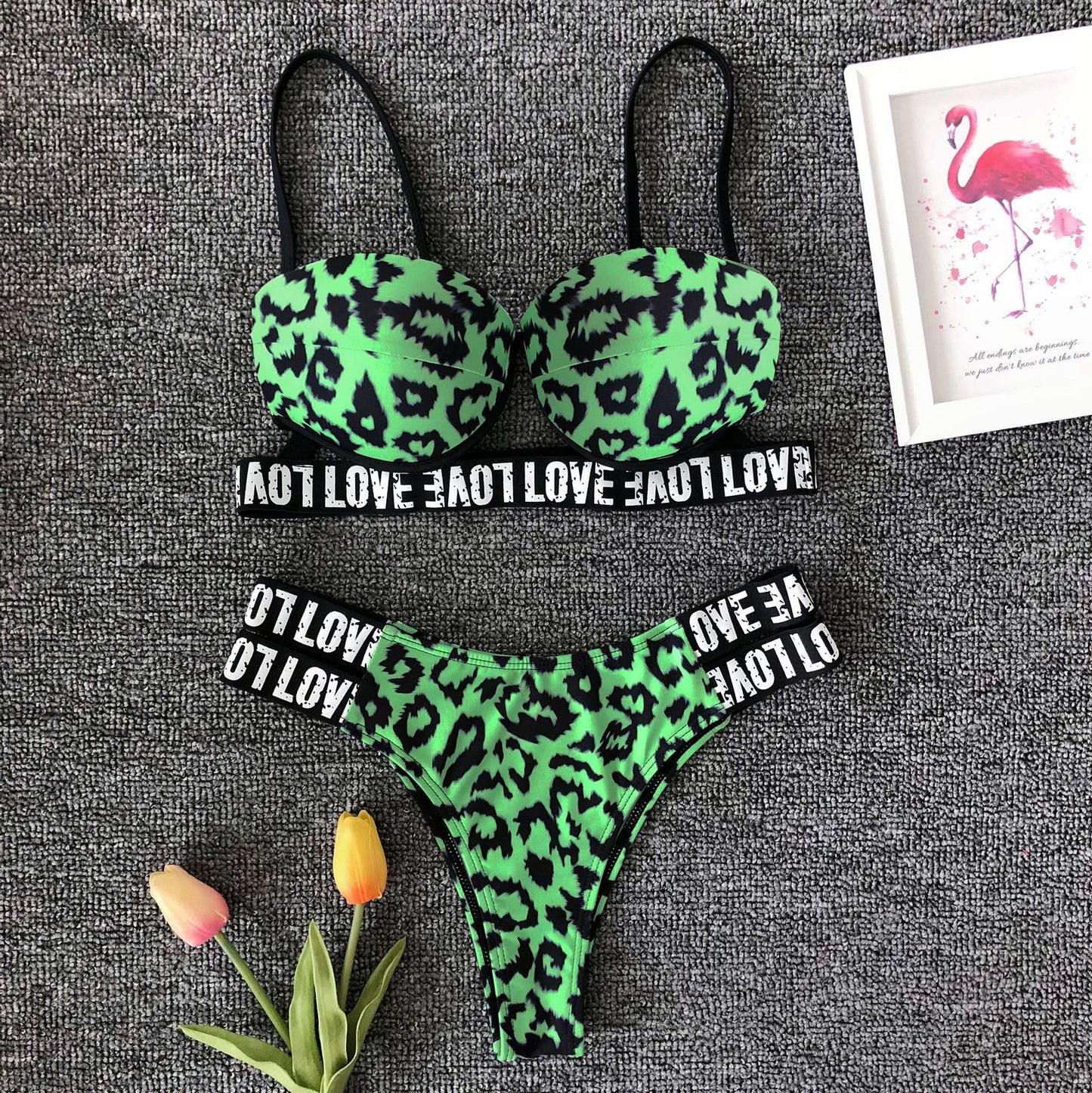 Halter Neck Bikini Set