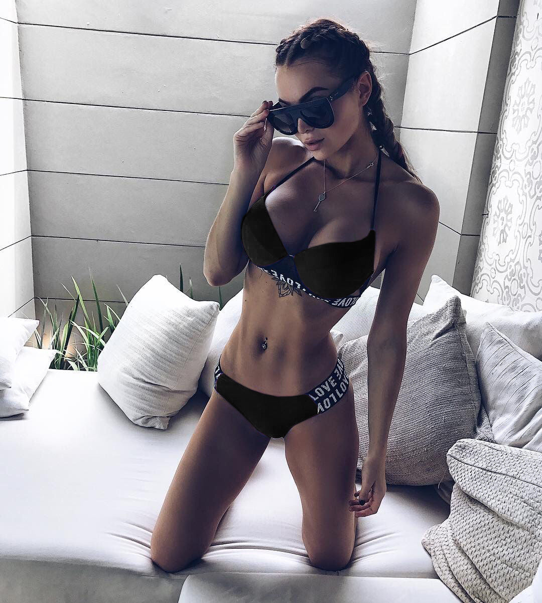 Halter Neck Bikini Set