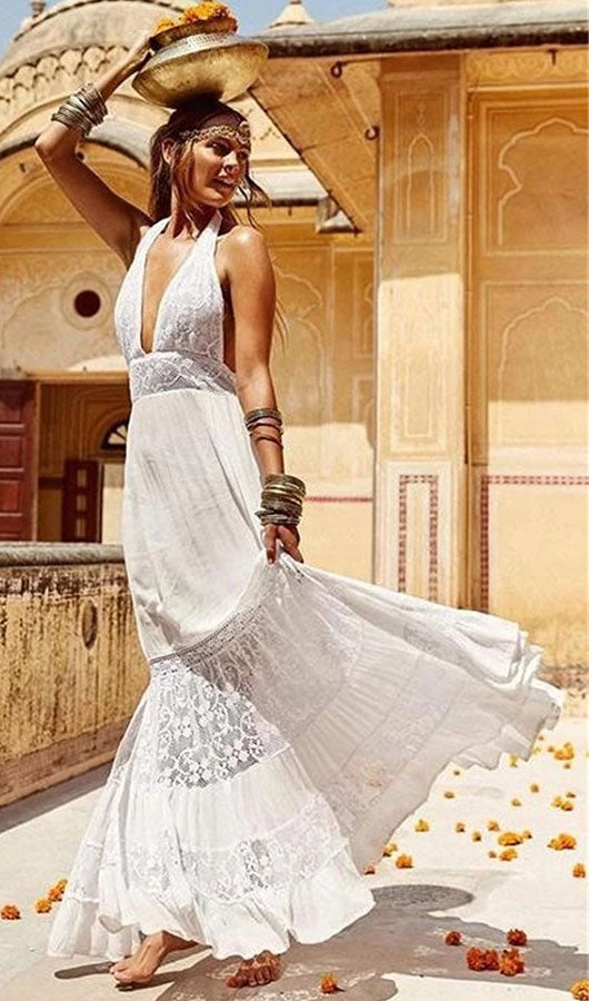 Halter Lace Cover Up