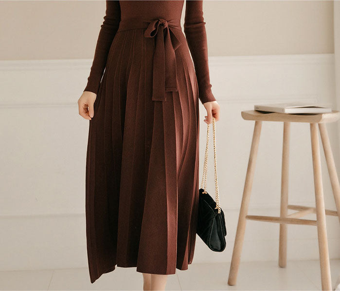 High Collar Dress