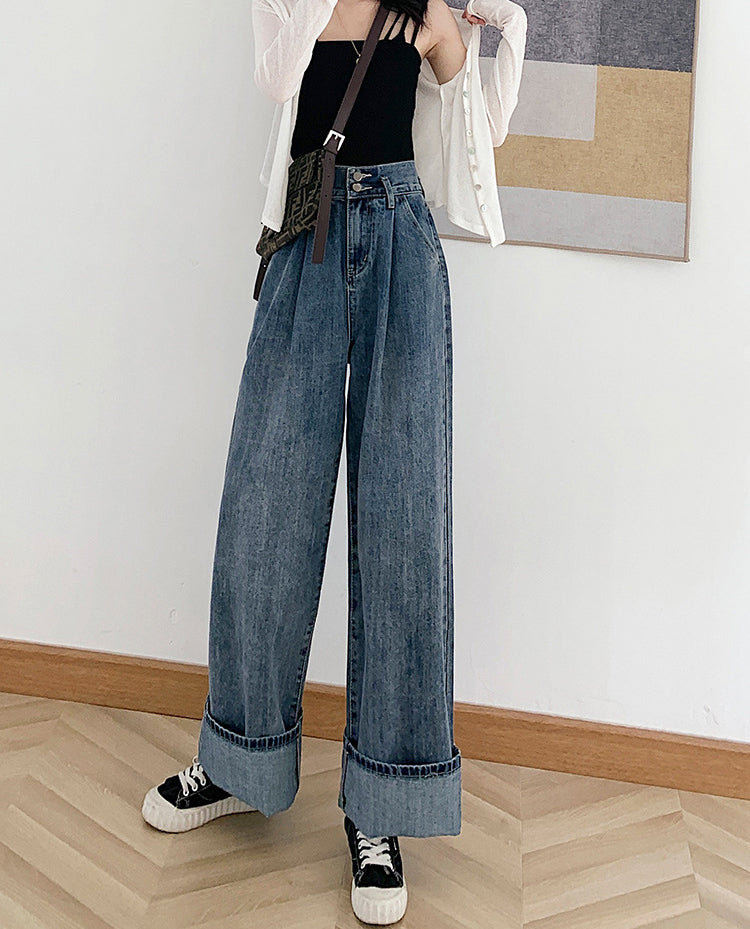 High Waist Loose Jeans