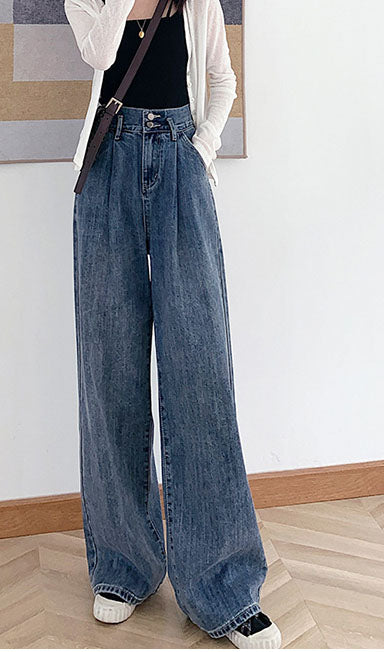 High Waist Loose Jeans