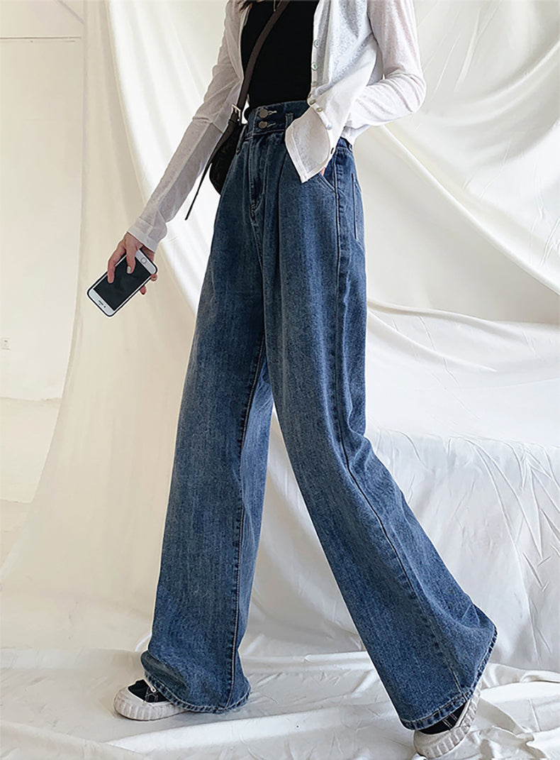 High Waist Loose Jeans