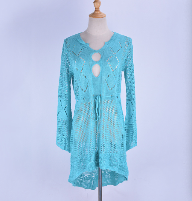 High Low Knit Cover Up