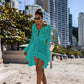 High Low Knit Cover Up