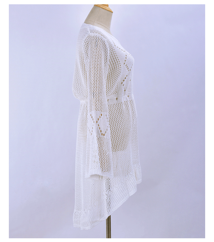 High Low Knit Cover Up