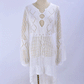 High Low Knit Cover Up