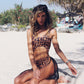 Hollow Out Tassels Swimwear