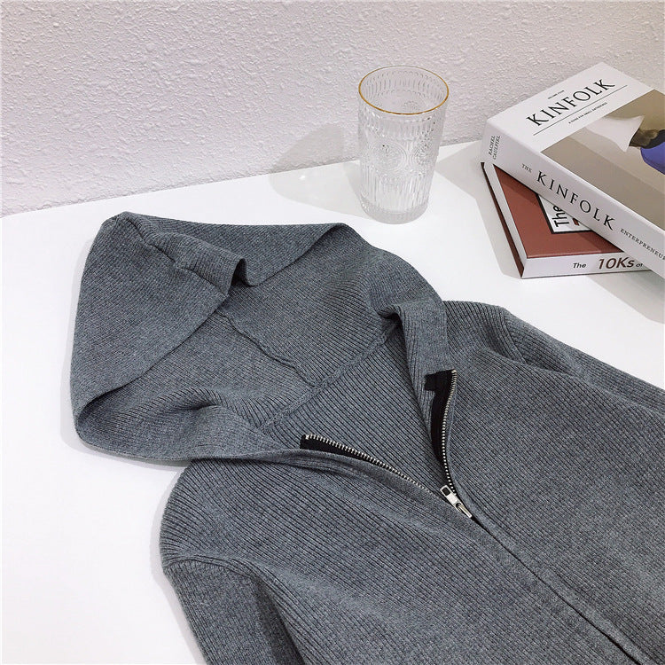 Hooded Knit Top