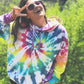 Hooded Tie-dyed Sweatshirt