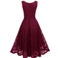 Sleeveless Lace Dress