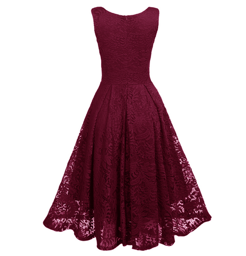 Sleeveless Lace Dress